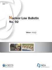 Nuclear Law Bulletin No. 92 – Volume 2013/2 – Cover