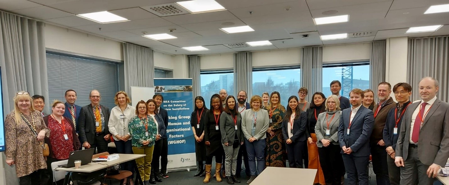 Participants of the 33rd WGHOF plenary meeting at the Finnish Radiation and Nuclear Safety Authority (STUK)