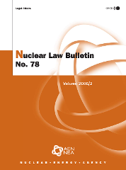 Cover - Bulletin de droit nucléaire No.78