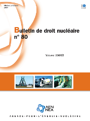 Cover - Bulletin de droit nucléaire No.80