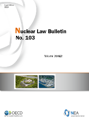 Cover - Nuclear Law Bulletin No. 103