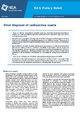 NEA Policy Brief Final disposal of radioactive waste thumbnail