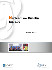 Cover - Nuclear Law Bulletin No.107